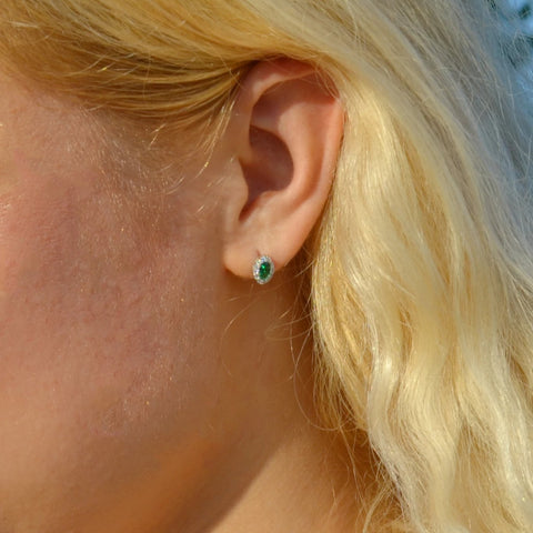 The Mes Me Rize Emerald Earrings