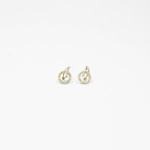 Cherry Goujon Gold/Rose Gold Earrings - by Claurete Jewelry at Claurete.com