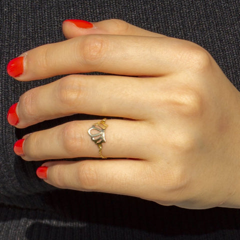 Tiara Catena Gold Ring - by Claurete Jewelry at Claurete.com