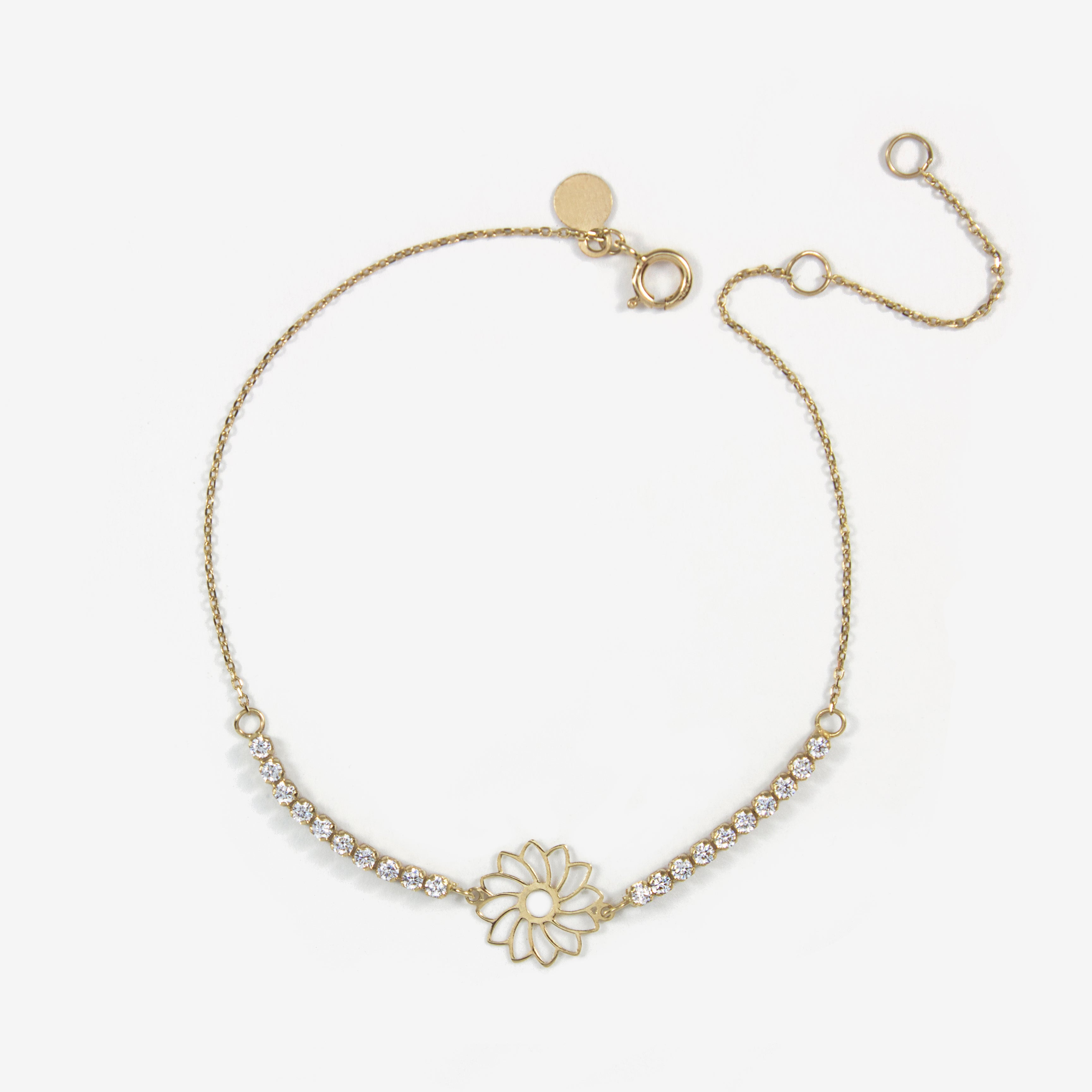 Rosey Zart Gold Bracelet - by Claurete Jewelry at Claurete.com