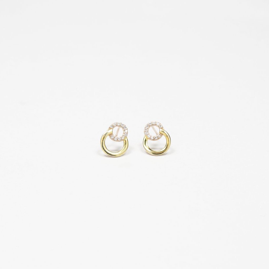 Intertwined Goujon Silver Earrings - by Claurete Jewelry at Claurete.com